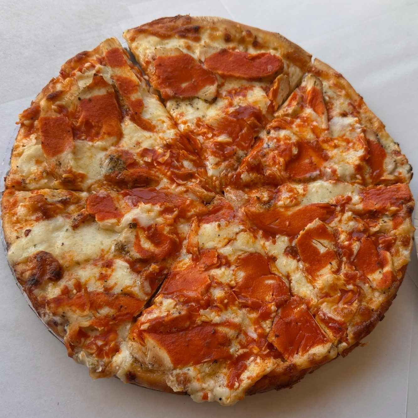 Buffalo Chicken Pizza.